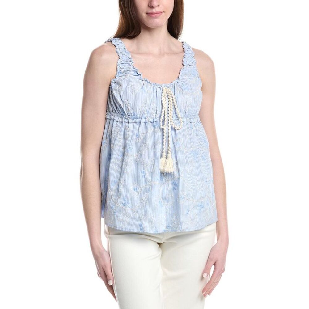 Anna Kay Womens  Carley Blouse, Blue